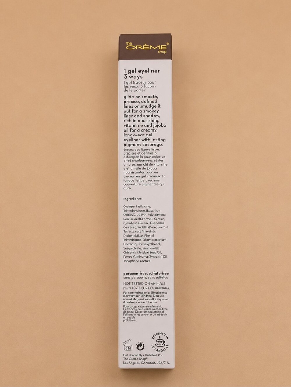 The Crème Shop 3 In 1 Chroma Gel Creme Eyeliner - "Mocha" - Picture 5 of 6